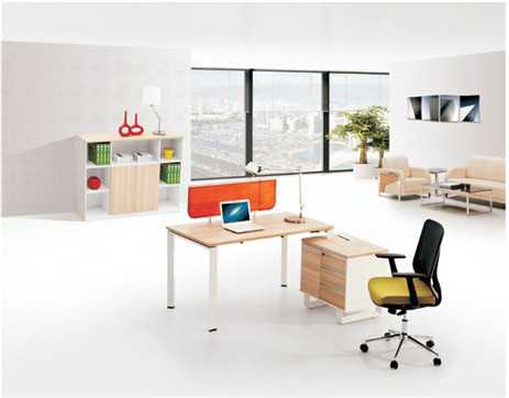 朗哥家具 LF014三角管系列 办公桌 